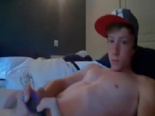 Australian college juvenile jerk on webcam