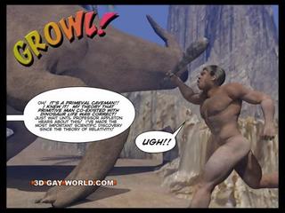 Cretaceous πέτρος 3d γκέι κομικ sci-fi βρόμικο συνδετήρας ιστορία